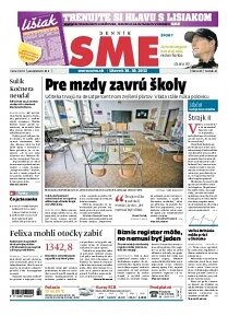 Obálka e-magazínu SME 16.10.2012
