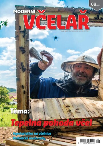 Obálka e-magazínu Moderní Včelař 8/2021