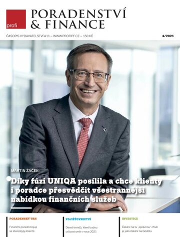 Obálka e-magazínu Profi Poradenství Finance 4/2021