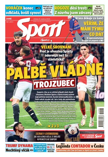Obálka e-magazínu Sport 24.4.2024
