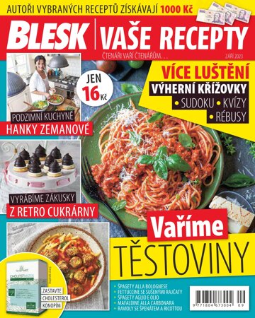 Obálka e-magazínu BLESK VAŠE RECEPTY 9/2023