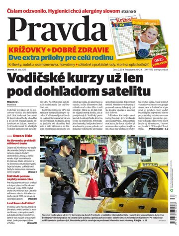 Obálka e-magazínu Pravda 28. 7. 2015