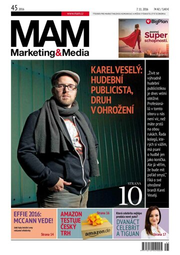 Obálka e-magazínu Marketing & Media 45 - 7.11.2016