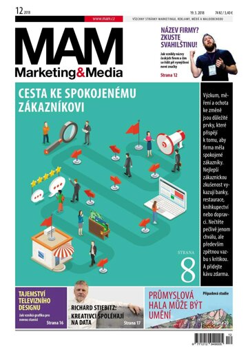 Obálka e-magazínu Marketing & Media 12 - 19.3.2018