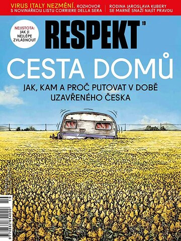 Obálka e-magazínu Respekt 19/2020