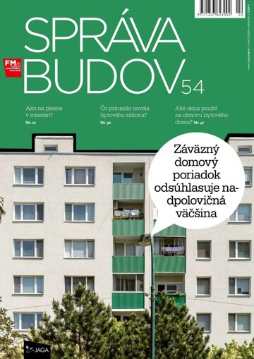 Obálka e-magazínu Správa budov 2/2020