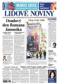 Obálka e-magazínu Lidové noviny 30.4.2014