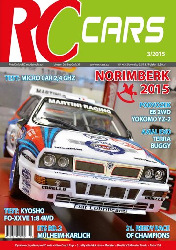 Obálka e-magazínu RC cars 3/2015