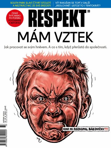 Obálka e-magazínu Respekt 33/2022