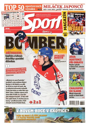 Obálka e-magazínu Sport 29.12.2023
