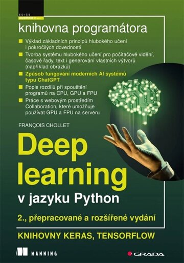Obálka knihy Deep learning v jazyku Python - 2., rozšířené vydání