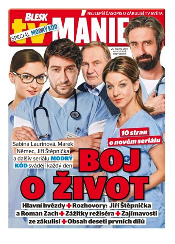 Obálka e-magazínu Blesk Tv manie 25.3.2017