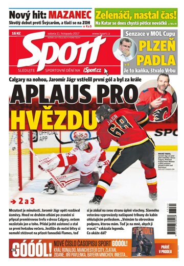 Obálka e-magazínu Sport 11.11.2017