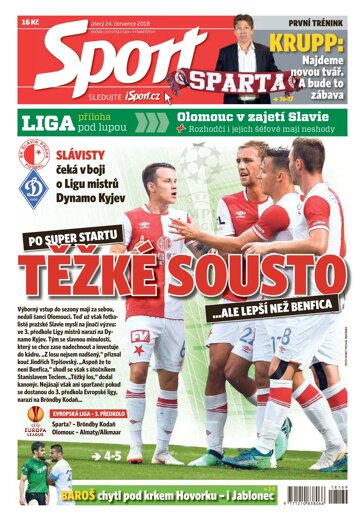 Obálka e-magazínu Sport 24.7.2018