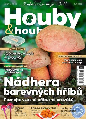 Obálka e-magazínu Houby a houbaři 9/2018