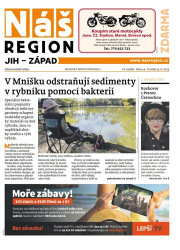 Obálka e-magazínu Náš Region - Západ 24/2023