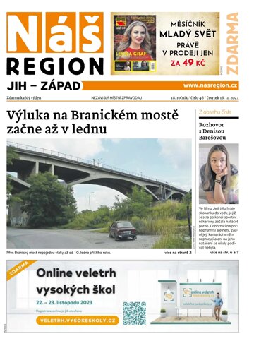 Obálka e-magazínu Náš Region - Západ 46/2023