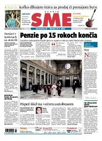 Obálka e-magazínu SME 15.3.2013
