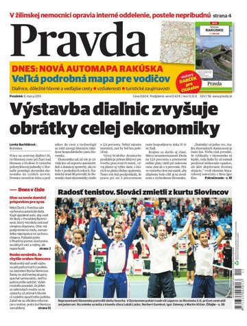 Obálka e-magazínu Pravda 9.3.2015