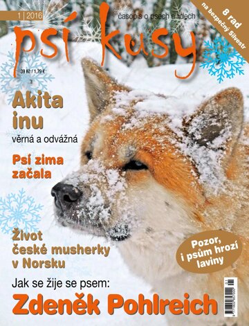 Obálka e-magazínu Psí kusy 1/2016