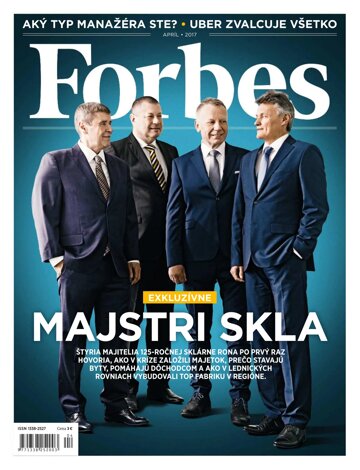 Obálka e-magazínu Forbes SK 4/2017