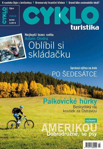 Obálka e-magazínu Cykloturistika 7/2018