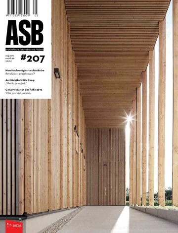 Obálka e-magazínu ASB Architektúra Stavebníctvo Biznis05/2019