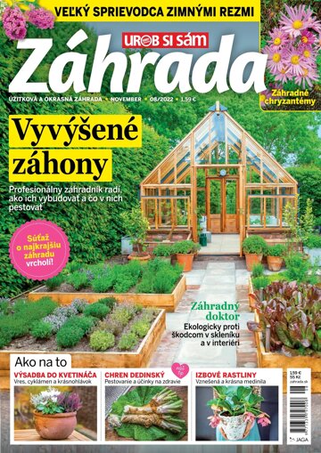 Obálka e-magazínu Záhrada 2022