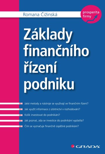 Obálka knihy Základy finančního řízení podniku
