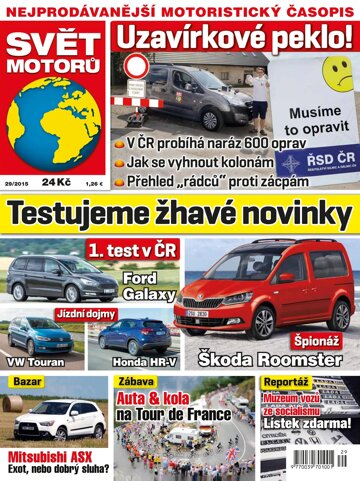 Obálka e-magazínu Svět motorů 13.7.2015