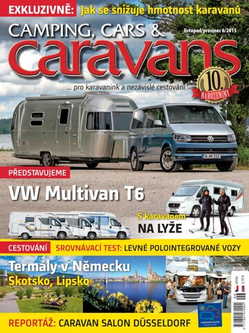 Obálka e-magazínu Camping, Cars & Caravans 6/2015
