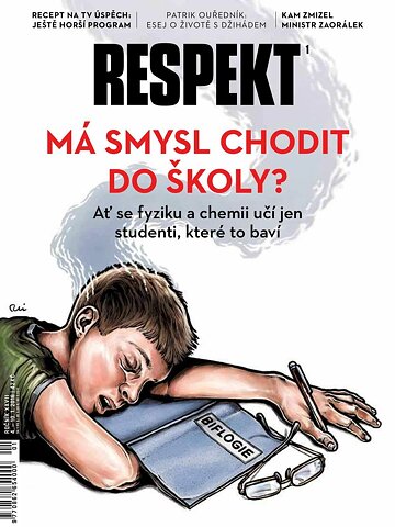 Obálka e-magazínu Respekt 1/2016