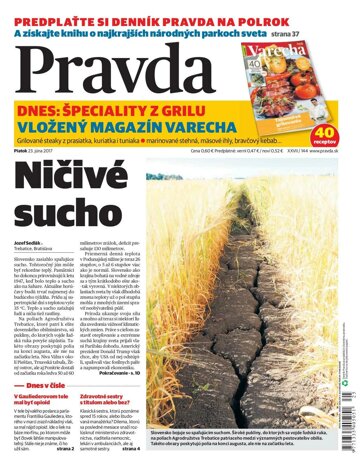 Obálka e-magazínu Pravda 23.6.2017