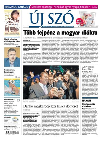 Obálka e-magazínu Új Szó 14.12.2017