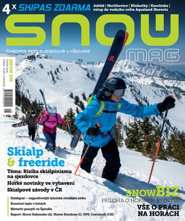Obálka e-magazínu SNOW 108 - únor 2018