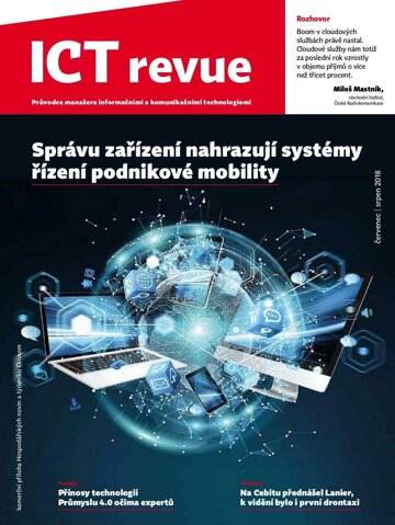 Obálka e-magazínu Ekonom 28 - 12.7.2018 příloha ICT revue