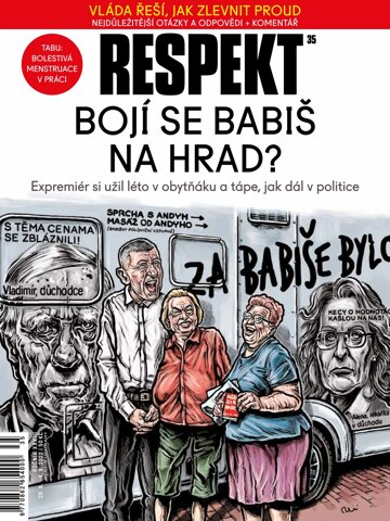 Obálka e-magazínu Respekt 35/2022