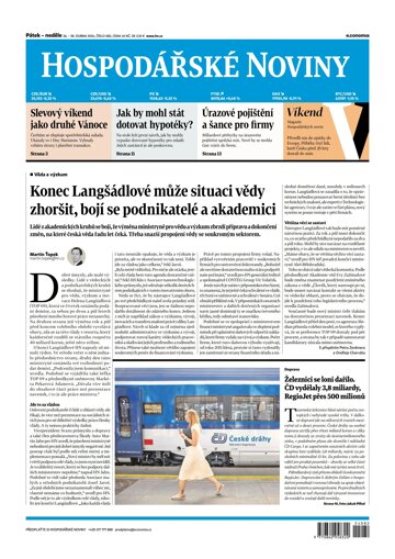 Obálka e-magazínu Hospodářské noviny 082 - 26.4.2024