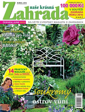 Obálka e-magazínu Naše krásná zahrada 6/2015