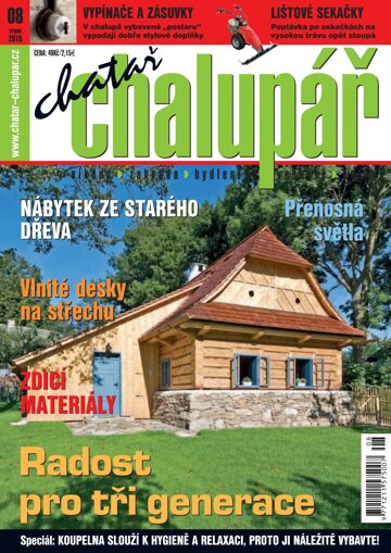 Obálka e-magazínu Chatař Chalupář 8/2015