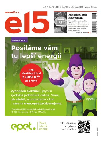Obálka e-magazínu E15 16.4.2024