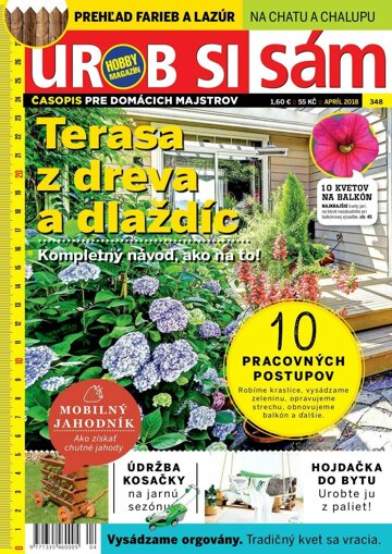 Obálka e-magazínu Urob si sám 4/2018