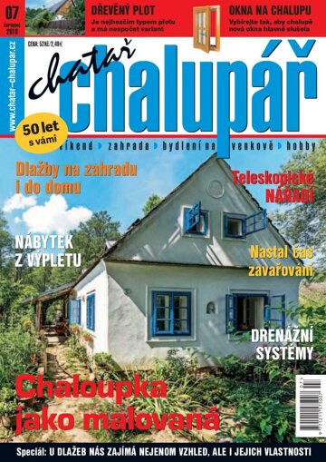 Obálka e-magazínu Chatař Chalupář 7/2018
