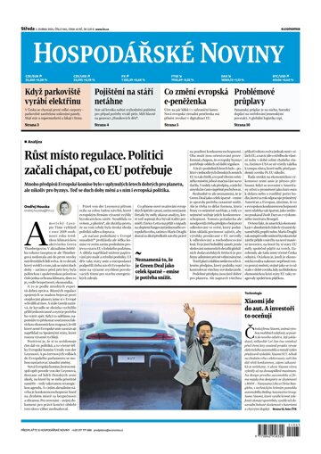 Obálka e-magazínu Hospodářské noviny 065 - 3.4.2024