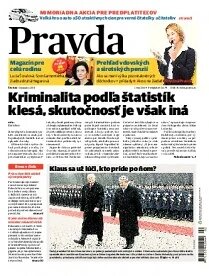 Obálka e-magazínu Pravda 10.1.2013