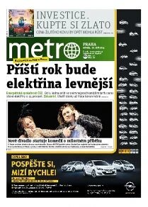 Obálka e-magazínu deník METRO 18.9.2013