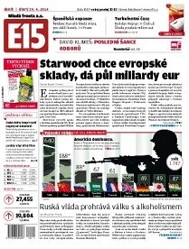 Obálka e-magazínu E15 29.4.2014
