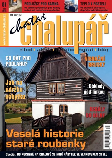 Obálka e-magazínu Chatař Chalupář 1/2015