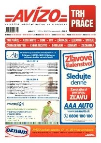 Obálka e-magazínu Avízo 136 (14.11.2014)