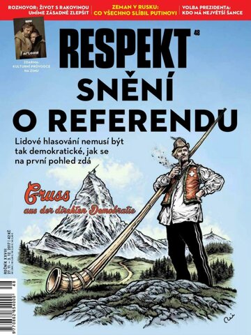 Obálka e-magazínu Respekt 48/2017